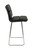 Moderno Fixed Height Curved Bar Stools Black