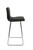 Aldo Fixed Height Curved Bar Stools Black