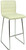 Aldo Fixed Height Curved Bar Stools Cream