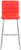 Aldo Fixed Height Bar Stools Red