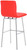 Aldo Fixed Height Bar Stools Red