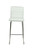 Aldo Fixed Height Curved Bar Stools White