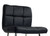 Allegro Fixed Height Curved Bar Stools Black
