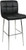 Allegro Fixed Height Bar Stools Black
