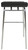 Baceno Fixed Height Bar Stools Black