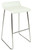 Baceno Fixed Height Curved Bar Stools White