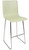 Giola Fixed Height Curved Bar Stools Cream
