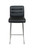 Luscious Fixed Height Curved Bar Stools Black