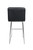 Luscious Fixed Height Curved Bar Stools Black