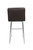 Luscious Fixed Height Curved Bar Stools Brown