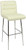 Luscious Fixed Height Bar Stools Cream