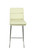 Moderno Fixed Height Curved Bar Stools Cream