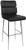 Moderno Fixed Height Bar Stools Black