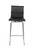 Rovigo Fixed Height Curved Leg Bar Stools Black