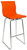 Rovigo Fixed Height Curved Leg Bar Stools Red