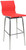 Rovigo Fixed Height Bar Stools Red