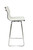 Rovigo Fixed Height Curved Leg Bar Stools White