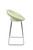 Sorrento Kitchen Fixed Height Curved Bar Stools Cream
