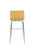 Venezia Fixed Height Curved Bar Stools Oak