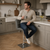 Luscious Bar Stool Slate Grey