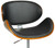 Armino Chair With Wheels Black