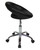 Sorrento Kitchen Chair With Wheels Black