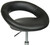 Sorrento Kitchen Chair With Wheels Black