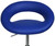 Sorrento Kitchen Chair With Wheels Blue