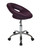 Sorrento Kitchen Chair With Wheels Purple