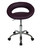 Sorrento Kitchen Chair With Wheels Purple