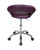 Sorrento Kitchen Chair With Wheels Purple