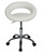 Sorrento Kitchen Chair With Wheels White
