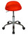 Sofia Chair With Wheels Red