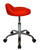 Sofia Chair With Wheels Red