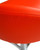 Sofia Chair With Wheels Red