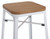 Turin White Bar Stool