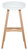 White Equator Bar Stool