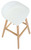 White Equator Bar Stool