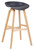 Black Equator Bar Stool