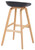 Black Equator Bar Stool
