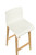 White Mela Bar Stool