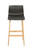 Black Mela Bar Stool