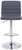 Aldo Bar Stool Charcoal Grey