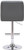 Allegro Charcoal Grey Bar Stool
