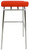 Baceno Fixed Height Bar Stools Red