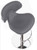 Deluxe Carcaso Bar Stool Charcoal Grey