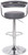 Zenith Bar Stool Charcoal Grey