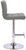 Allegro Real Leather Bar Stool Grey