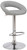 Sorrento Real Leather Bar Stool Grey