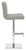 Allegro Signature Real Leather Bar Stool Grey